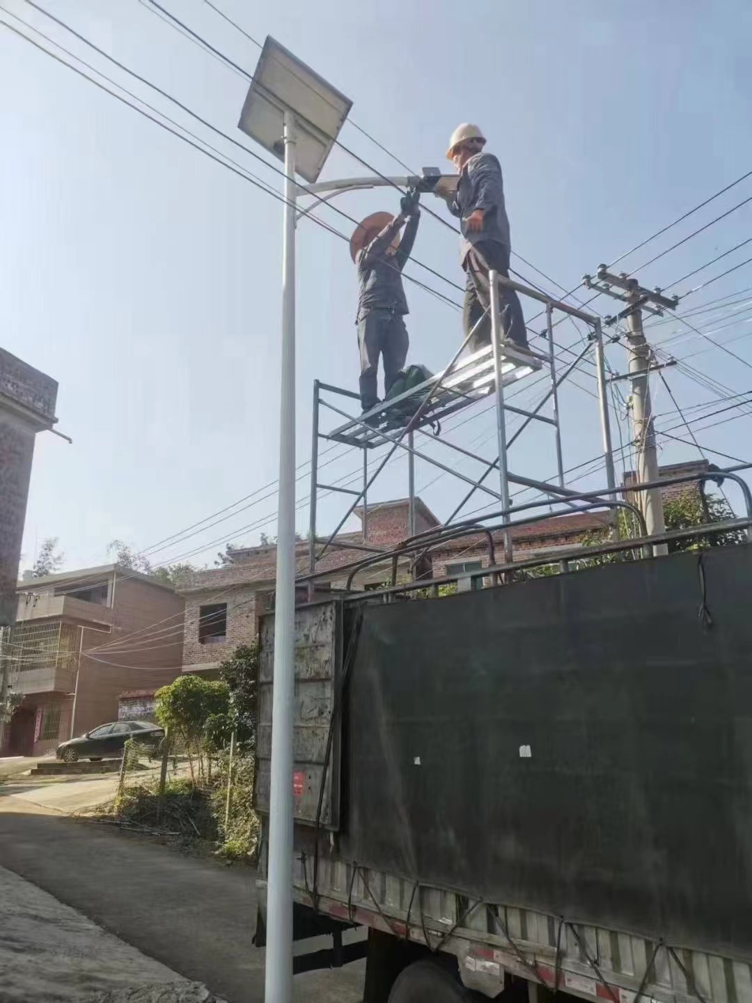 貴州新農村電改太陽能路燈項目