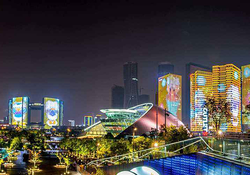 城市地標燈光秀,點亮都市“夜生活”-明思維照明