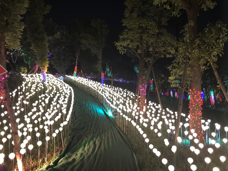 瀚沃燈飾助力成都蘆葦燈點亮綠道城市公園-明思維照明