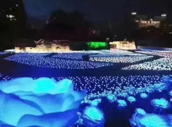 中山瀚沃燈飾承接杭州燈光節景觀燈亮化項目-明思維照明