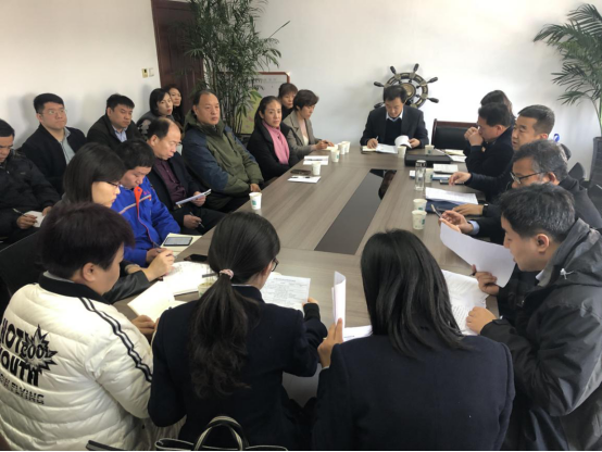 公司參加齊都鎮人社政策解讀會
