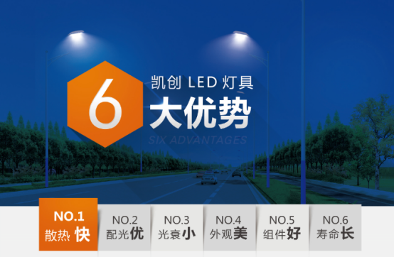 LED路燈諸多優勢，滿足道路照明要求