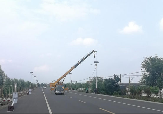 光電國外客戶多次下單LED路燈產品