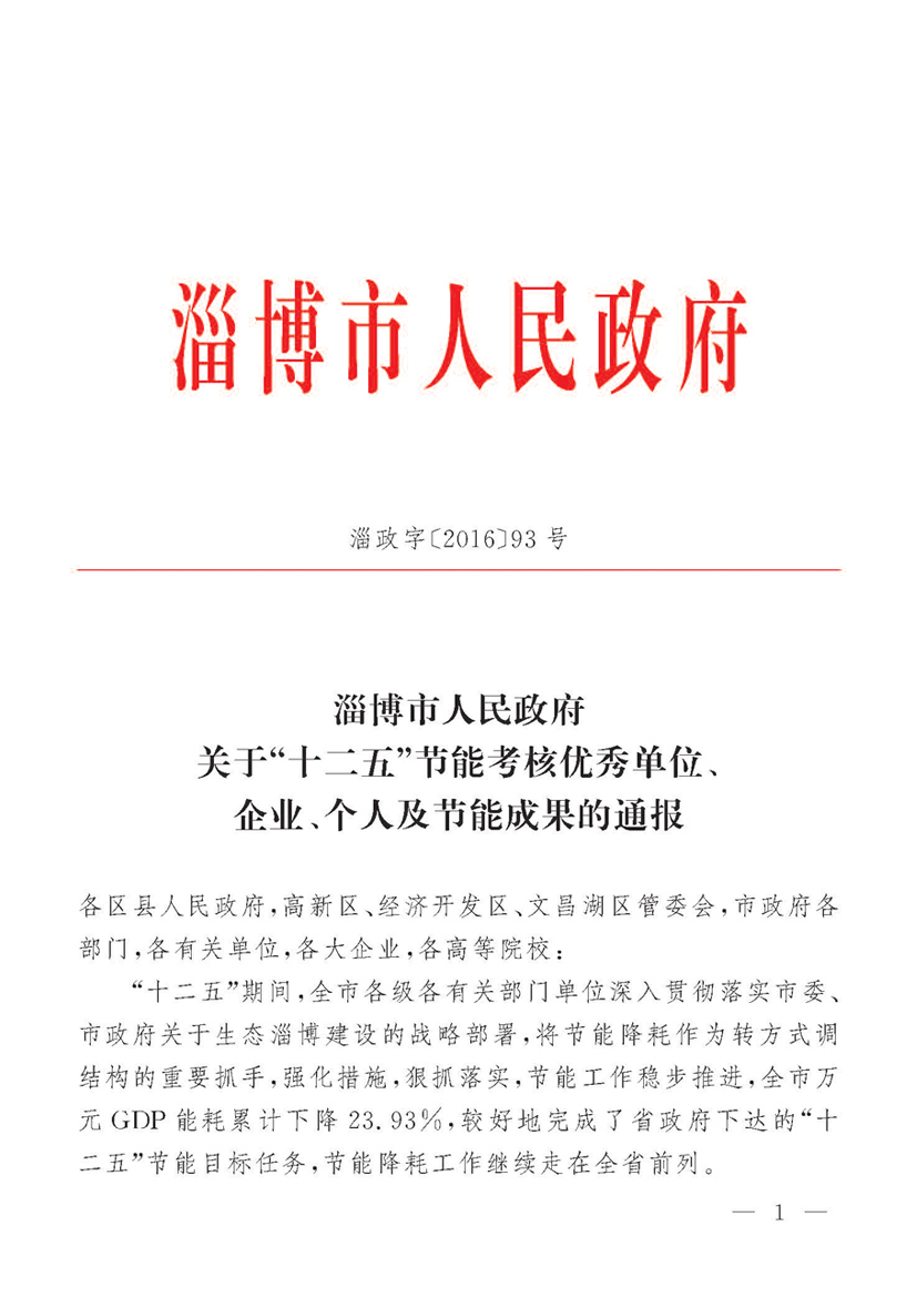 重大節能成果獎