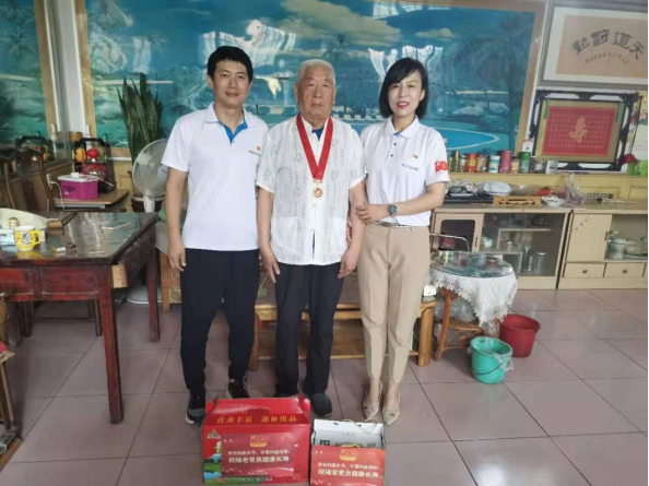 臨淄區齊都鎮劉家莊周金厚老黨員